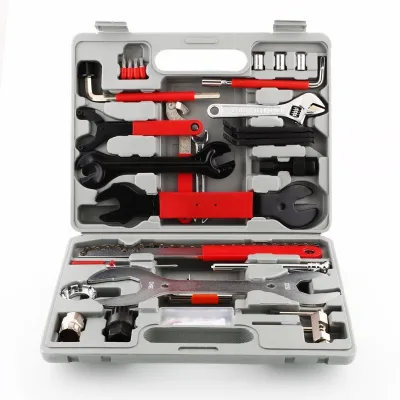 44 Pcs Bicycle Repair Kits,bicycle Professional Repair Tools in Toolbox for Riding,Equipments Universal Bicycle Tool Set