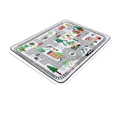 Kids Carpet Playmat Rug City Life Great for Playing With Cars and Toys PlayL Baby Children Educational Road Traffic Play Mat