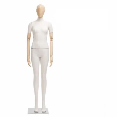 High-End Manquin Women Solid Wood Hand Activity Arm Wrapped Mannequin Pour Magasin Clothes Mannequin
