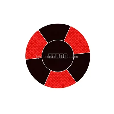 China Wholesale Factory Super Quality Vietnam Imported Rubber Base Custom Mahjong Mat Home Poker Mat Club Rubber Poker Table Mat