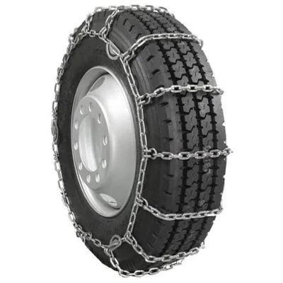 Square Link Snow Tire Chains Compatible W/ 22.5" Rim Diameter & 11" Wide Car Pickup Low-duty Trucks Tires Snow Chain