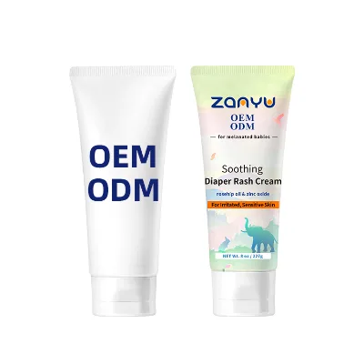 Private Label Baby Diaper Rash Cream 227g Soothing Moisture 0-3 Months Melanated Babies OEM Supply 3 Year Shelf Life
