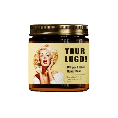 Hot product Beef Tallow Balm Honey Tallow OEM Moisturizing Beef Tallow