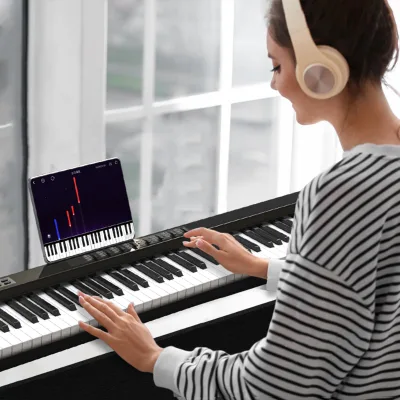 Portable Digital Piano 88 Keys with Bluetooth for Home and Travel