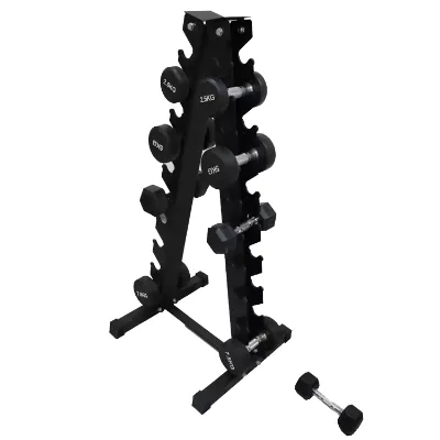 Premium Quality Professional Personal Training Studio Durable Iron Foldable Compact Free Weights Organizer Stand