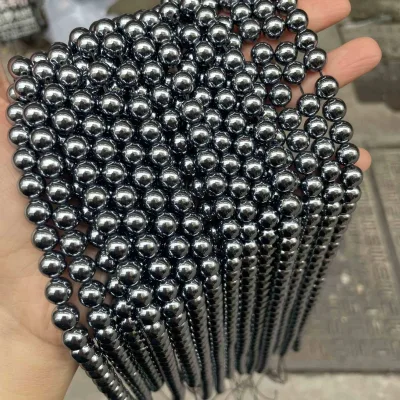 Wholesale Natural Stone Beads 4-10mm Terahertz Stone Beads for Jewelry Making