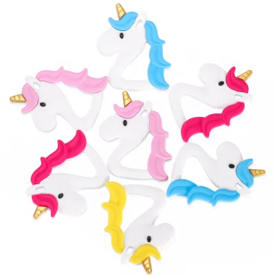 Food Grade Silicone Star Unicorn Baby Toys 3-6 Months Baby Teething Toys Baby Teether for Teeth