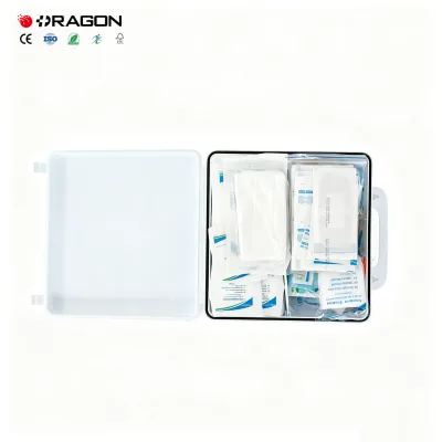 Factory Custom Color PP Plastic First Aid Box Durable Medical Kit Storage Case for Industrial Safety Workplace Disaster Prep