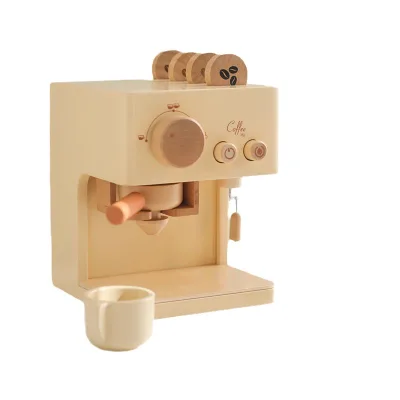 Wooden Children's Simulation Coffee Machine