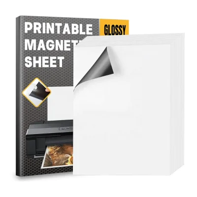 Printed Custom Film Clip Printable Sheets Receptive Sheeting Paper Sublimation Fridge Flexible Magnetic Magnetic Letter Sheets