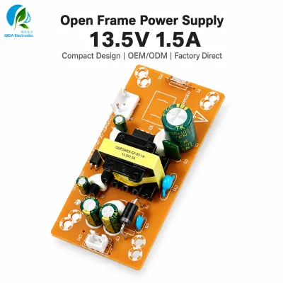 13.5V 1500mA Regulated Switching Power Supply SMPS AC to DC Wide Input 100 240V for Security Cameras Wholesale