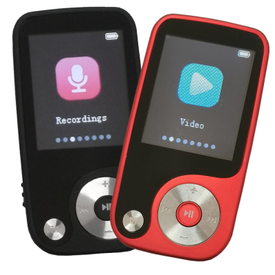 OEM 64GB Memory MP3 MP4 Player with FM Voice Recorder Pedometer E-book Video