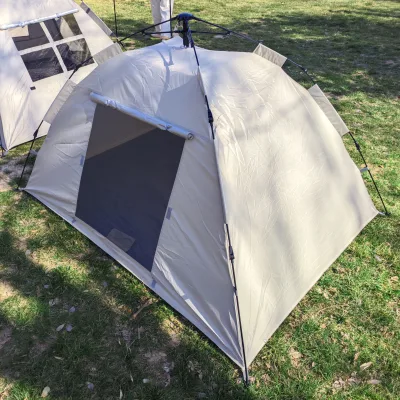 Family-Size Automatic Tent (1-2/3-4 People), Quick Setup Design, 190T Polyester Water-Resistant, PE Groundsheet, Wholesale Price