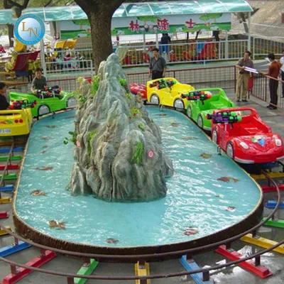 Fun Park Rides Children Amusement Train Water Track Cars Kids Shooting Games for Sale