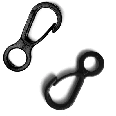 Lanyard Hook Snap Hooks Clips DIY Durable Plastic Lobster Clasp for Face Cover Lanyard Buckle Key Rings Purse ID Card Crafting