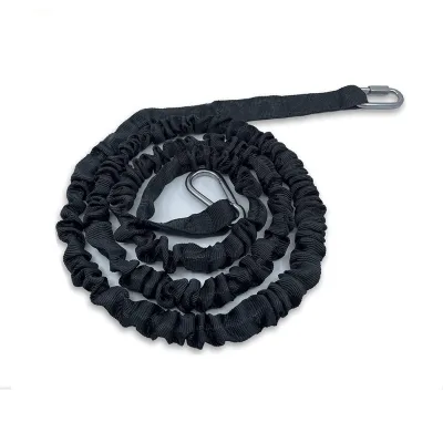 Marine Grade Bungee Line Elastic Anchoring Rope Stainless Steel Snap Hook Prevents Anchor Dislocation for Boat Use 7-14 Feet
