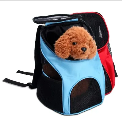 Custom Portable Cat Dog Backpack Breathable Fully Ventilated Mesh Airline Approved Pet Carrier Backpack for Dogs and Cats