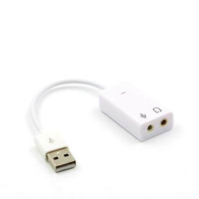 USB 2.0 Virtual 7.1 Channel Xear 3D External USB Sound Card Audio Adapter for Windows XP Win 7 8