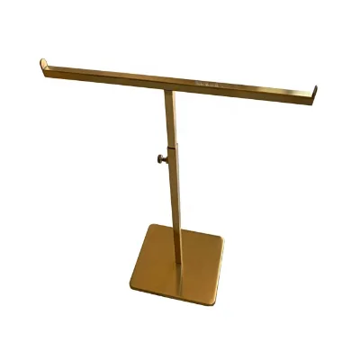 Modern Stainless Steel Hanging Hand Bag Stand Eco-Friendly Portable and Detachable Design for Display Bags