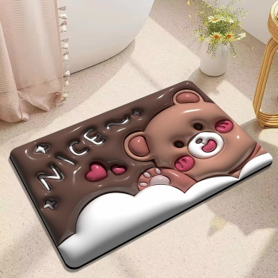 Naked Bath Mat Funny Cute Bathroom Rugs Blue Rainbow Rug Shower Funny Bathroom Decor Get Naked Bath Mat Non-Slip Washable Carpet