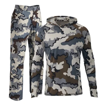 Custom Camouflage Hunting Hoodie for Outdoor Activities UPF50+ UV Protection Fast Drying Breathable OEM ODM Accepted