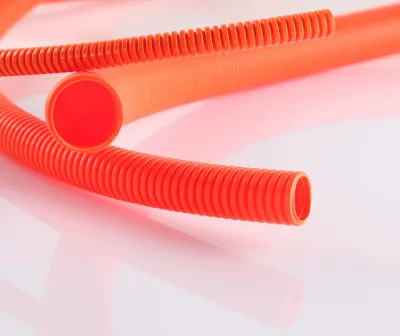 HTP Corrugated Cable Sleeves High Temperature Resistant Nylon PET Durable Extreme Conditions 10mm-25mm Diameter Protect Cables