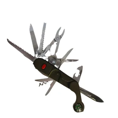 Outdoor multifunctional Knife 17 features Ruijun Sword Portable Wilderness survival folding knife edc combination tool