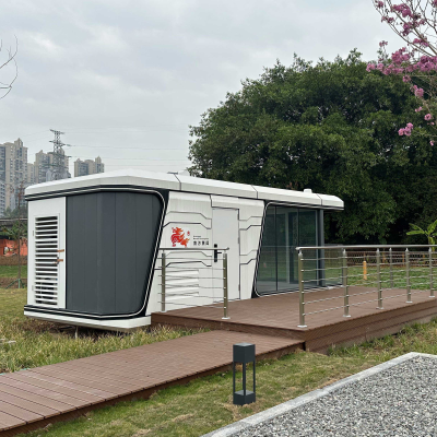 Waterproof Small House Eco-Friendly and Money Saving for Nature Lovers or Remote Areas Works Without City Electricity