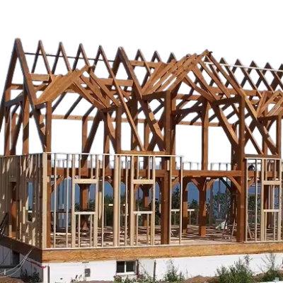 Solid Small Wooden House Design