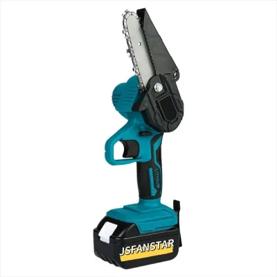 Industrial Grade Hand Held High Quality 21v Portable Cordless Wood Cutting Electric Chain Saw Cheap Price