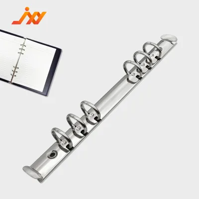 Rose Gold Loose-leaf Binder Ring Mechanism for A6 A5 Notebooks Black Silver Binders Clip