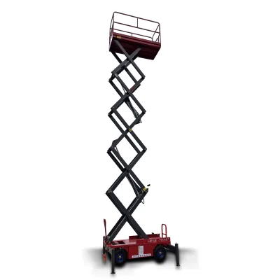 Lightweight and Sturdy 230kg Load Capacity 8m Working Height Hydraulic Electric Aerial Work Platform Lift