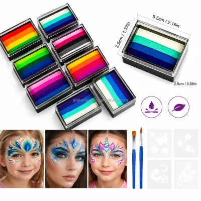 Private Label Children's Mineral Face Painting Kit Professional Body Paint Markers for Party & Halloween Art
