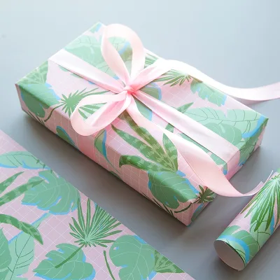 Luxury Printed Gift Wrapping Paper With Full Pattern Coverage for Premium Box Lining Packaging