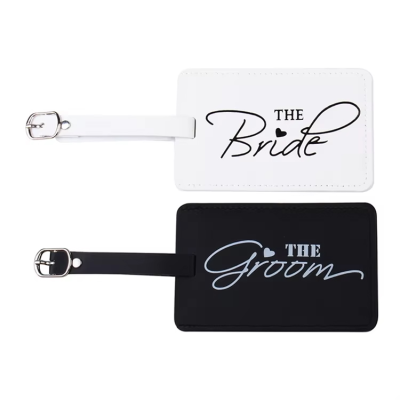 Bride Groom Luggage Tag Honeymoon Travel Wedding Engagement Anniversary Bachelorette Hen Party Bridal Shower Gift SD2295