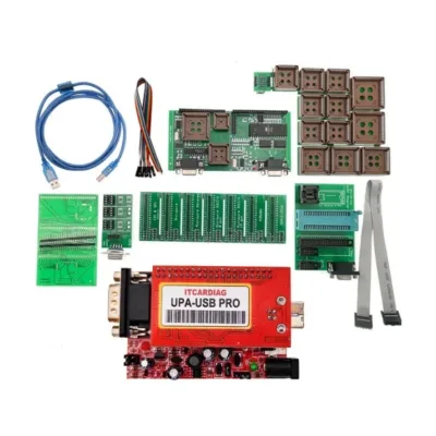 ITCARDIAG UPA USB Programmer SN:050D5A5B Full Eeprom Adapter Set UPA-USB Ecu Chip Tuning Tool