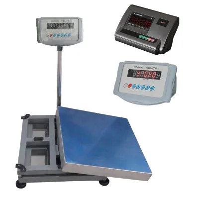 KELI Load Cell Electronic Mild Steel Bench Scale With LED Display OIML Approved Indicator 300kg 150kg 100kg