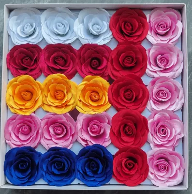 Handmade Artificial Sunflower Flowers Realistic Polyester Modern Eternal Ribbon