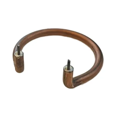 220V Single Coil Heating Tube Round Rod Copper Plated Electric Cooker Heater Electrical Equipment Accessories
