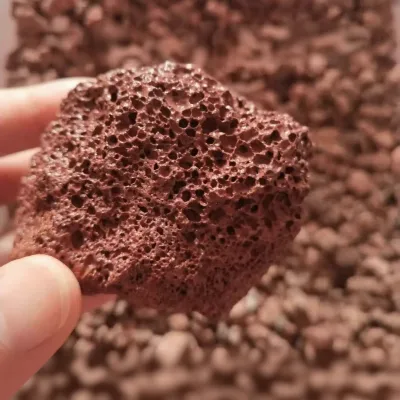 Wholesale Volcanic Stone Garden Landscape Wetland Lava Rock Granular Porous Volcanic Stone Horticultural Paving