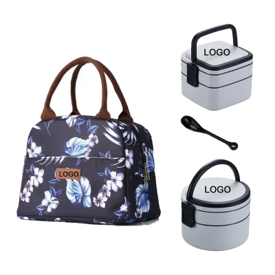 Printing Design Eco-friendly Durable Mother Lady Moisture Proof Insulated Thermal Lunch Box Lunch Tote Cooler Bag