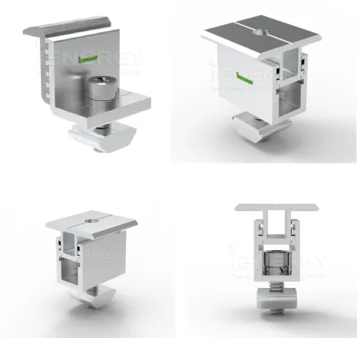 In Stock Fast Delivery Solar Panel Clamps High Strength Adjustable s Solar Panel Mounting Hardware Accessories for PV Rack