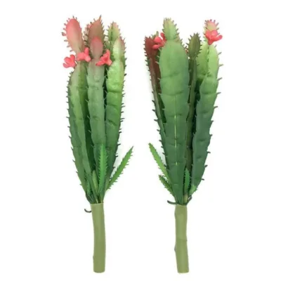 Mini Artificial Succulents Plant Unpotted Cactus Succulent Arrangements Faux Plant DIY for Garden Decor Home Decoration Greenery