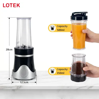 Compact Kitchen Blender 300W Fruit Vegetable Juicer Grinder OEM ODM Custom Packaging CE