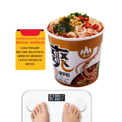 279g Fat-reducing Meal Replacement Golden Soup Konjac Vermicelli zero Fat zero Calorie Sugar-free Konjac Instant Noodles