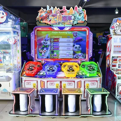 Indoor amusement park, super racing, multiplayer gaming equipment, home entertainment, coin-operated 1-year warranty