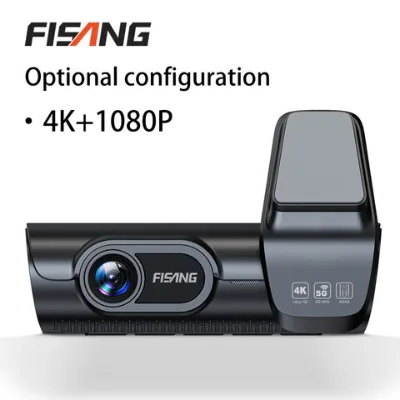 4K Dash Cam Front and Rear Built-in 5G WiFi GPS 3.59'' IPS Screen Dash Camera for Cars Dual Dashcam with G-Sensor Loop Recording