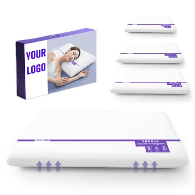 High-Level Comfort Modern Style Ergonomic Bed Pillows Custom-Made Wholesale Memory Foam Pillow Used in Hotels