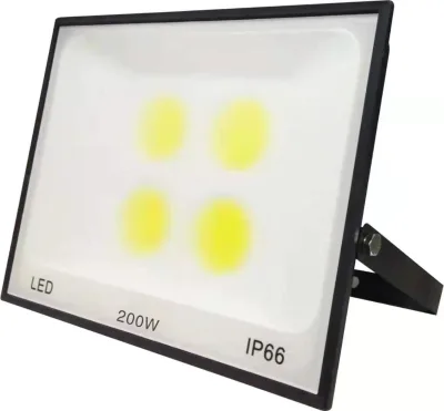 Super Bright COB Chip Spot Lamp Aluminum Tempered Glass Waterproof Wall Mounted 200w Led Flood Light Industrial Lighting Fixture