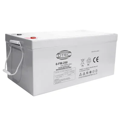 DTEC New Battery Technology Graphene 12v 100ah 200ah Deep Cycle Lead Acid Battery AGM for Solar Home System